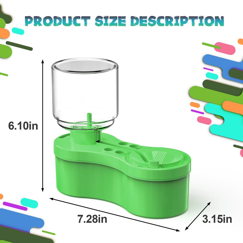 Brush Cleaner With Drain Button Automatic Water Circulation Paint Brush Cleaner Art Watercolour Brush Cleaning Tool