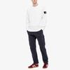 Stone Island Ss21 Sleeve Label Crewneck Sweatshirt Men sweatshirt White 741566060-V0001