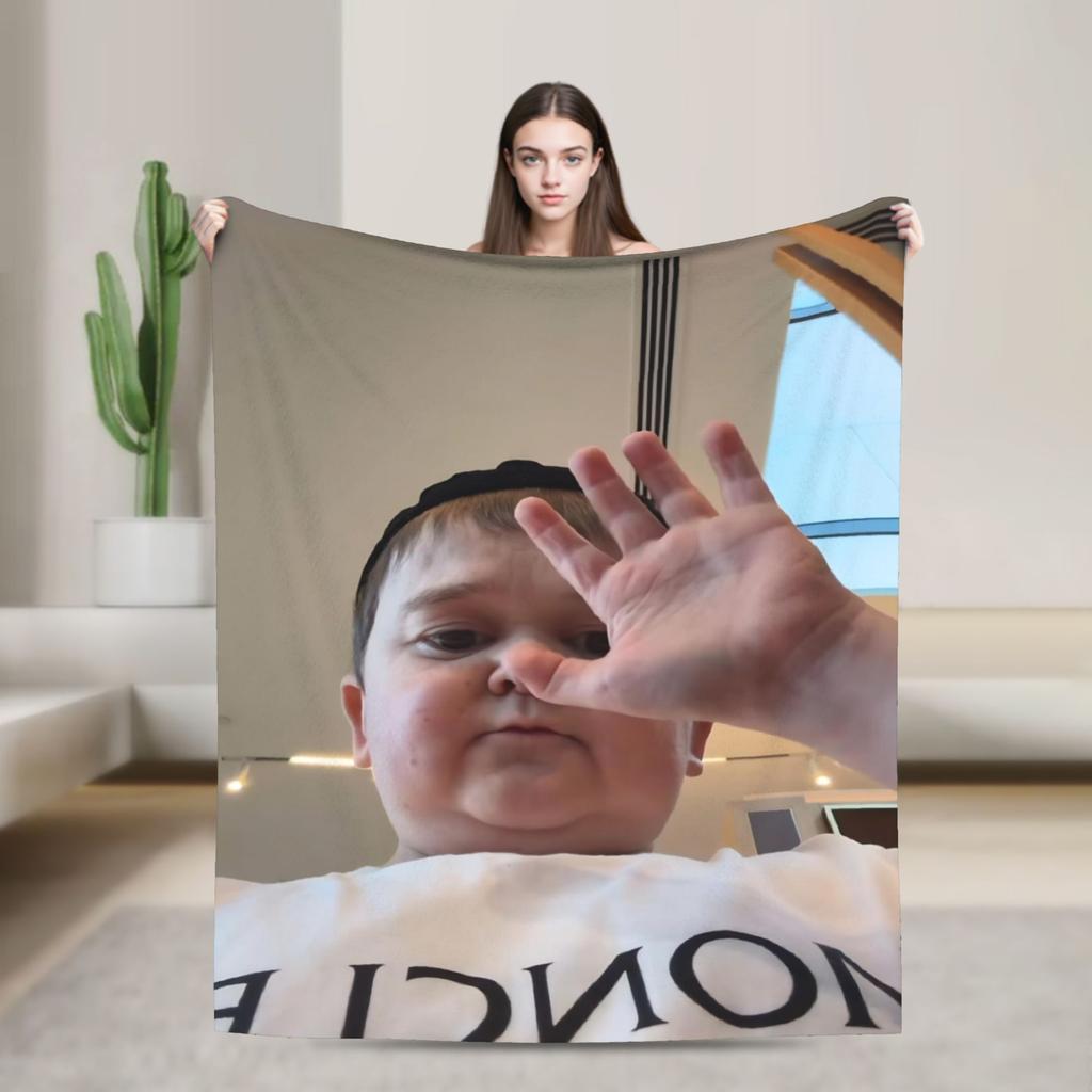 Hasbulla funny Collage Accessories Blanket Ultra-Soft Flannel  Throw Blankets Relax Rug Piece