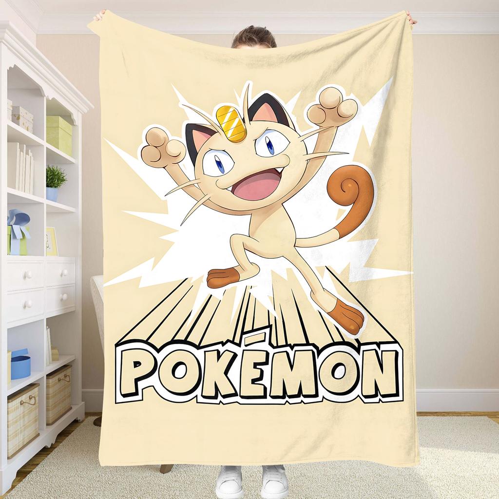 P-Pokemon Blankets Cooling Blanket Home and Decoration Summer Comforter Bedspread on the Bed Anime Sofa Bedspreads Picnic Throw