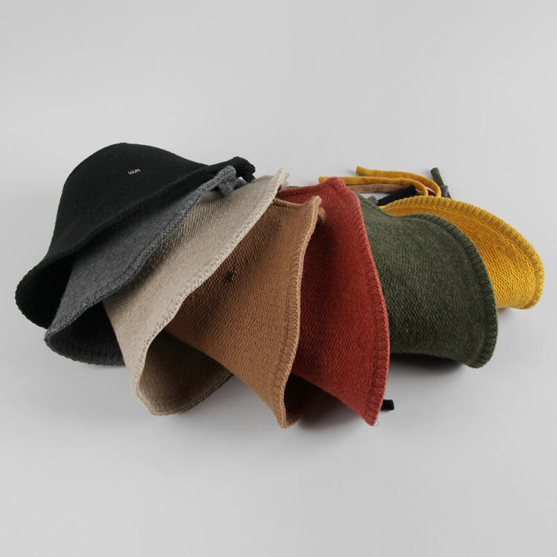 Leah Wool Bonnet Hat gray