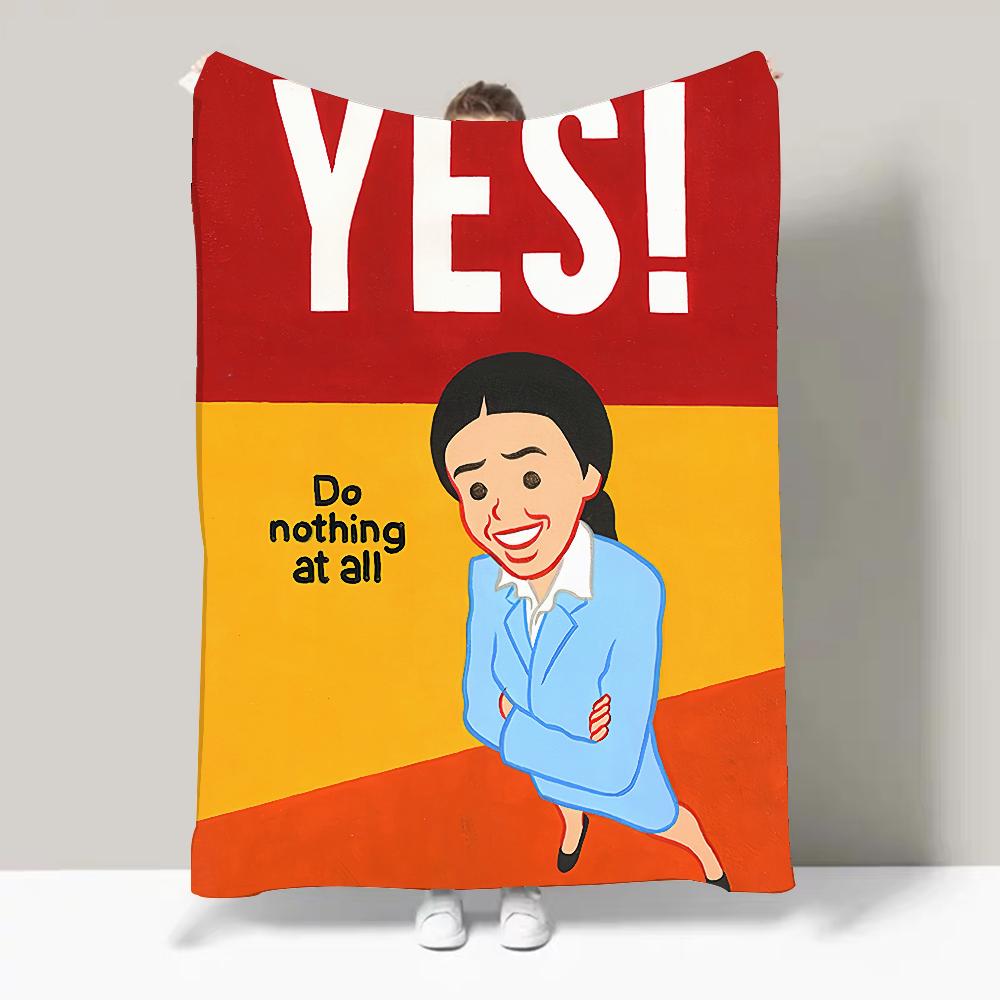 

Black Humor Art Joan Cornella Blanket Design Lightweight For Dorms, Naps, Living Room, Office,Sofa,All-Season 30x40in