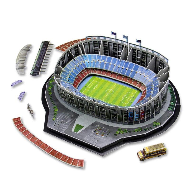 Exquisite Barcelona Camp Nou Stadium 3d Puzzle Football Club Jigsaw Model Toy