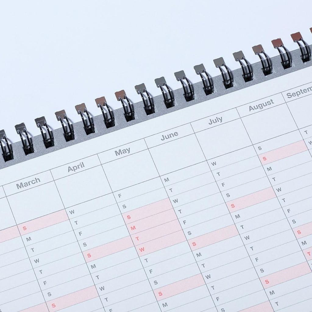 2026 Monthly B5 Starting January Notebook Summer Planner, Block, Size, 2026, Calendar, M/Yoshiki Okamura, Wave, Marks, 26WDR-NB4-OBL