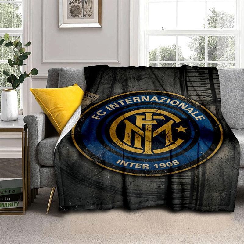 Fc Internazionale Century Passion Blanket Soft And Comfortable Camping Trip Sheet Digital Printing Office Rest Blanket