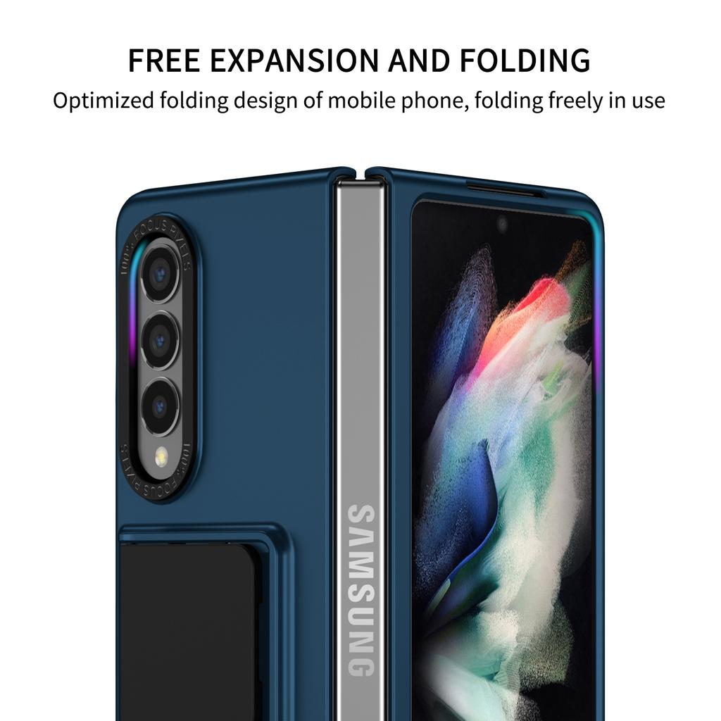 Zfold4 Stoßfester Ständer Klappkoffer für Samsung Galaxy Z Fold 4 Fold4 Fold3 Fold 3 Zfold3 Handyzubehör Coque