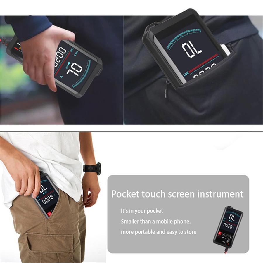 8138 Touch Screen Digital Multimeter 6000 Counts AC/DC True RMS Tester