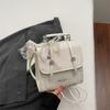 2026 new Korean version of ins retro backpack bag women's fashion texture shoulder bag commuter casual small backpack