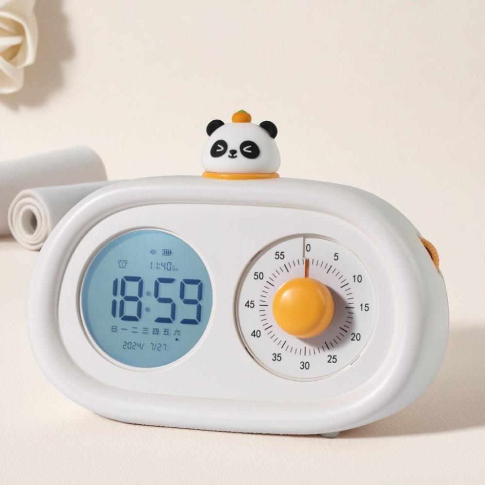 Dual Screen Time Manager Multi Functional Visual Timer New Alarm Clock Student Time Management