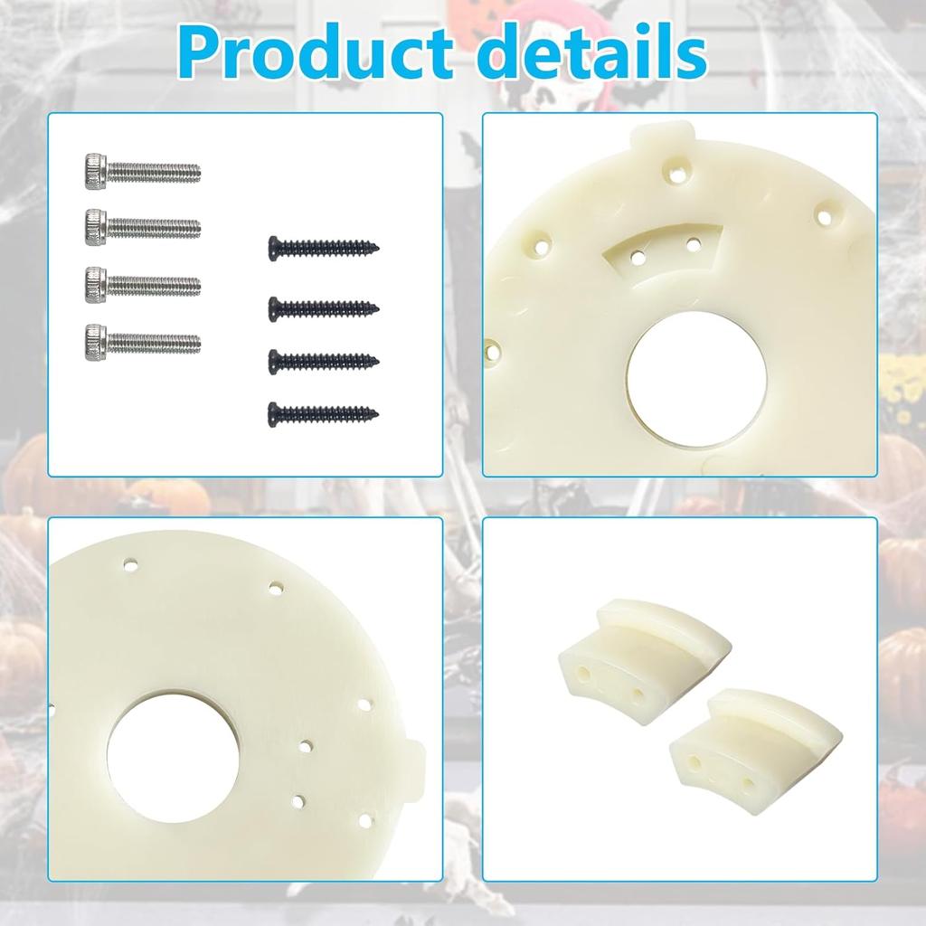 12-Foot Home Depot Skeleton Parts Swivel arm Plate of Support Repair kit Compatible with 12 Foot Giant-Sized Skeleton Replacement, Connect The 12