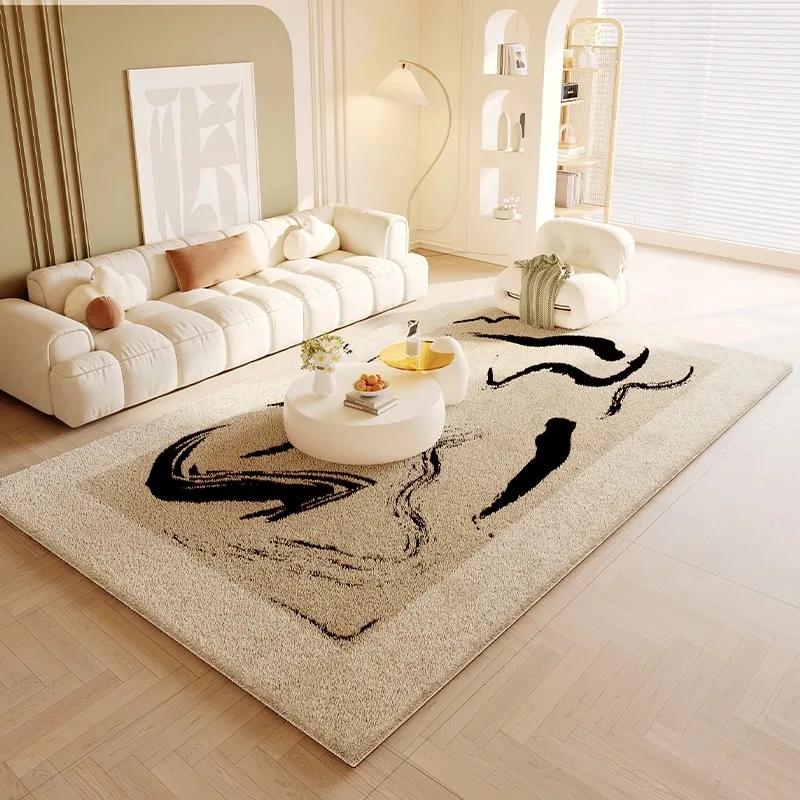 Imitation Cashmere Cream Style Living Room Sofa Coffee Table Rug Winter Thick Bedside Blanket Bedroom Floor Mat