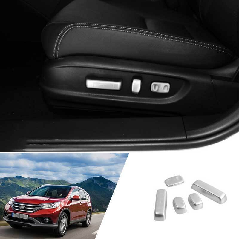 For Honda CRV CR-V 2012-2016 Matte Silver Power Seat Control Button Cover Trim