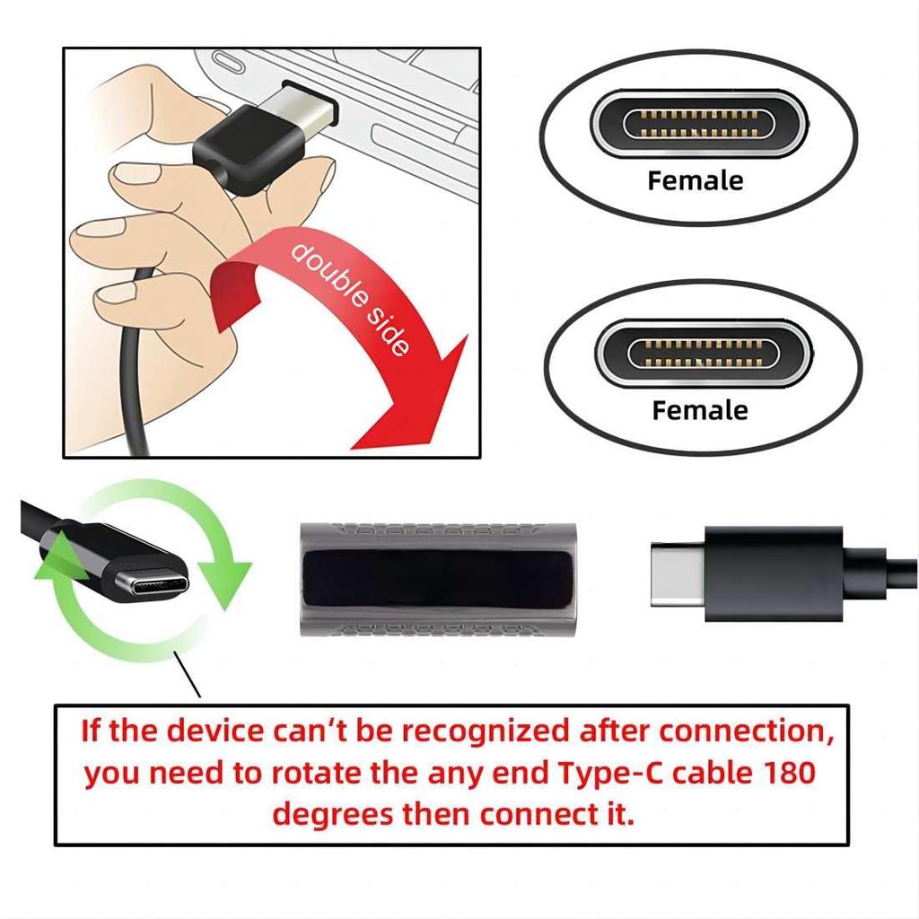 chenyang USB Gen 2 10Gbps USB C Male to Female 90 Degree Right Angle Fast Charging Data Video Transfer Extension Cable with Panel Mount 3.1 Holes,