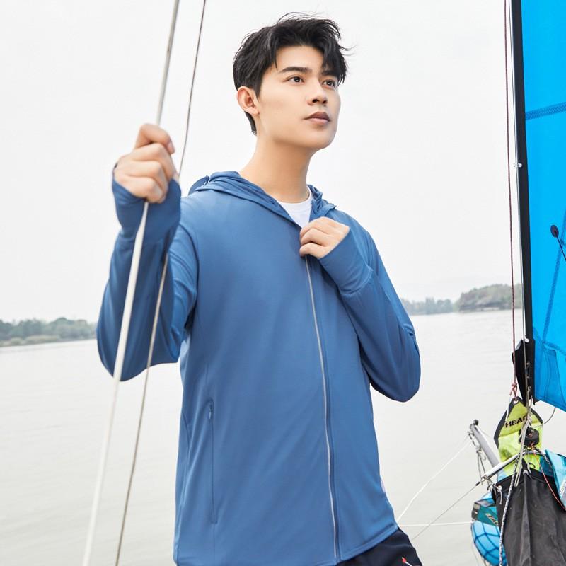 UV Protection Hooded Sun Shirt Couples Lightweight Breathable Outdoor