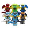Ninja Hero Police Firefighter Minifigure Building Blocks Set, City World Educational Puzzle Bricks Toy for Boys Girls