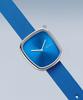 BERING Pebble 18034-308 unisex watch blue stainless steel mesh strap sapphire glass