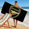 Arsenal Print Beach Towel, Large Soft Quick Dry Towel for Beach Camping Swimming