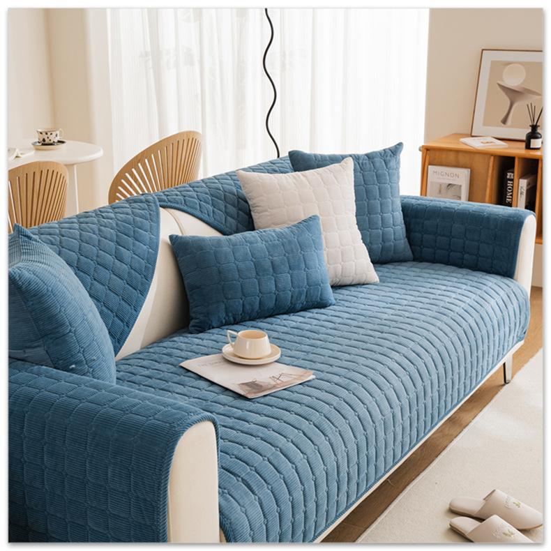 Thicken Plush Sofa Cover European Universal Sofa Towel Cover Slip Resistant Couch Cover Sofa Towel for Living Room Decor