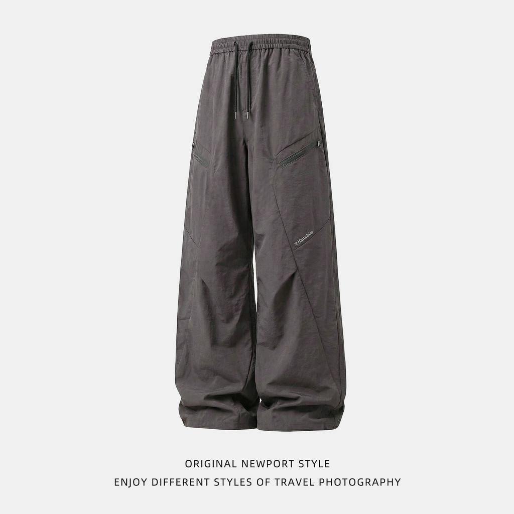Outdoor Waterproof Cargo Pants For Men With Stretch Fabric And Split Pockets For Hiking And Travel