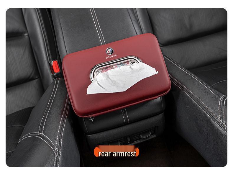 Compatible Tissue Box for Wuling Cars: Hongguang, Rongguang, Kaijie, Xingchen, Xingchi, and Bingo. Easily hangs on armrests.