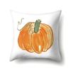 Thanksgiving Pillowcase Blessing Maple Leaf Pumpkin Sofa Cushion Cover Office Home Living Room Pillowcase