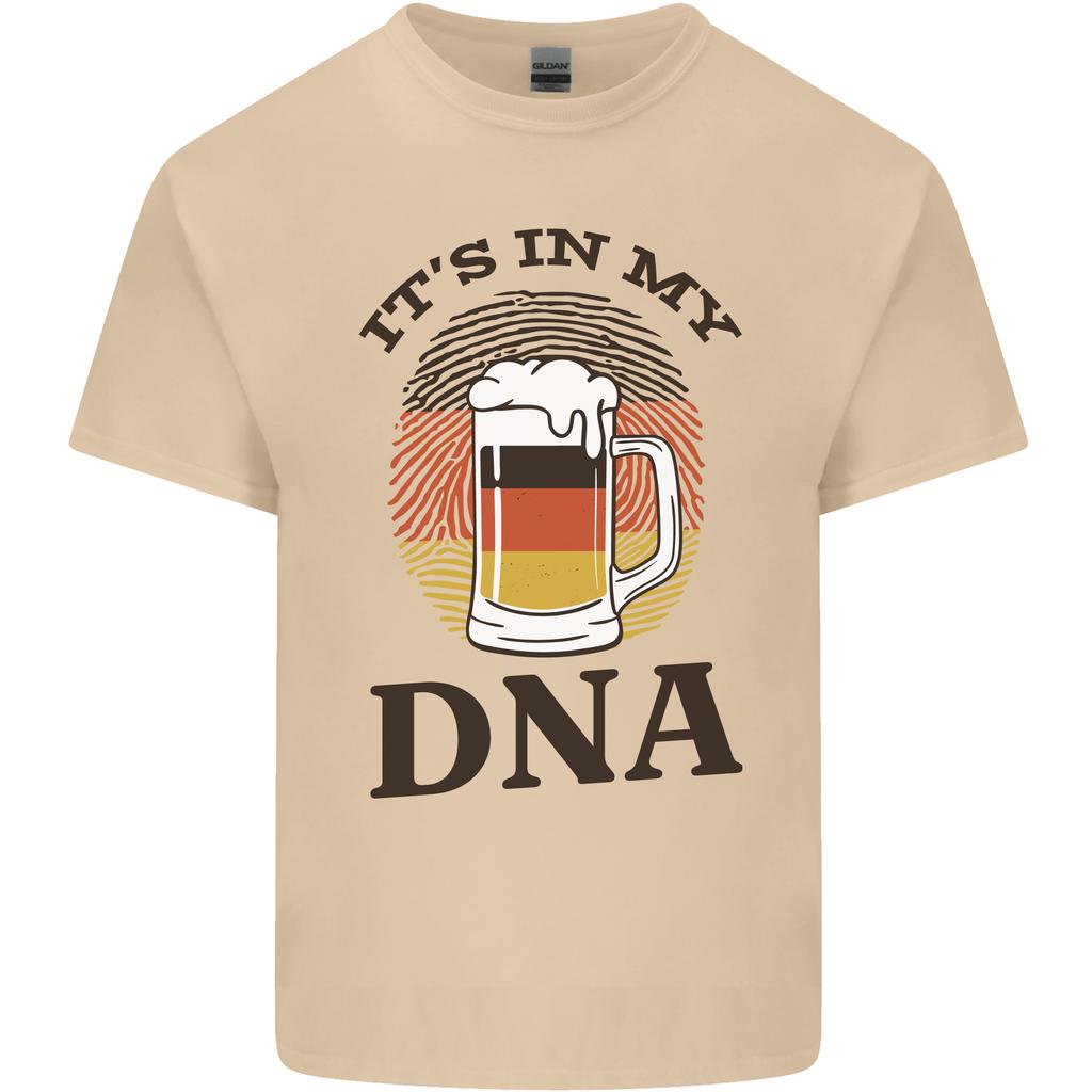 GerUnisex Beer Its In My DNA Funny GerUnisexy Unisexs Light Cotton TShirt