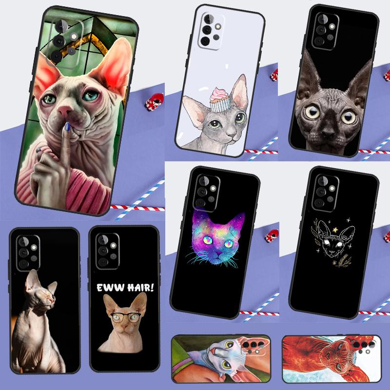 Sphynx Sphinx Cat For Samsung Galaxy A54 A14 A16 A26 A36 A56 A22 A32 A52 A55 A35 A05 A06 A15 A53 A33 A13 Case