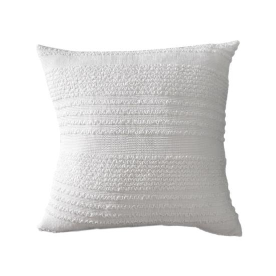 

Мятая наволочка для декоративной подушки, наволочка с потайной молнией, минималистичная белая наволочка для дома, гостиной, дивана, спальни. белый