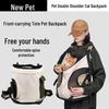 Breathable Double-Shoulder Cat Backpack - Lightweight & Stylish Pet Carrier