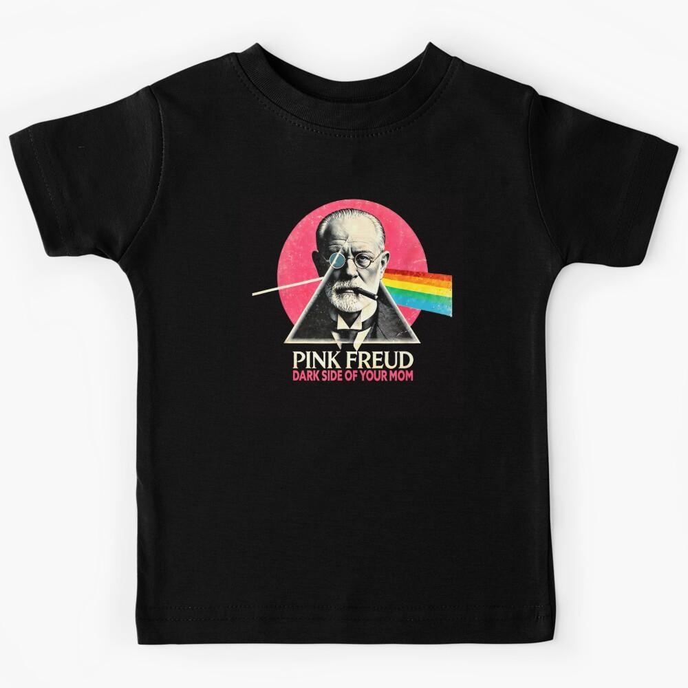 Pink Freud Dark Side Of Your Mom Funny Psychology Parody Music Art Kids T-Shirt 150