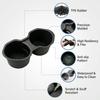 Center Console Cup Holder Insert for 2025 Forester, Compatible with Subaru, Flexible Cupholder Coaster Organizer, Anti Slip Drink Stabilizer Interior