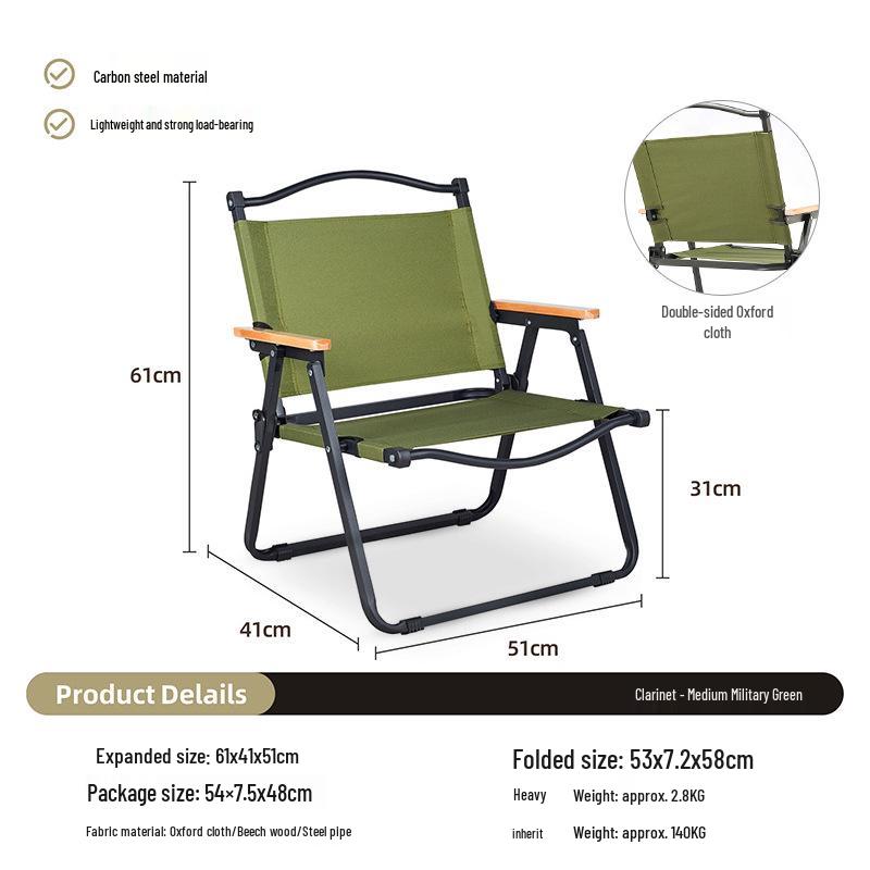 Kermit Outdoor Folding Aluminum Alloy Camping Chair