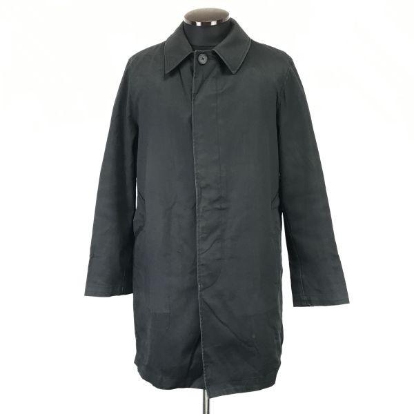 GLR UNITED ARROWS Balmacaan Coat with Liner Men S Black Outer cBH674