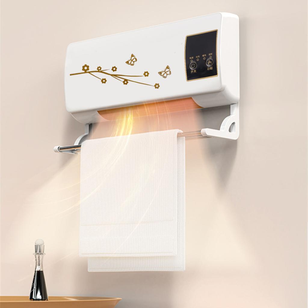 Nástěnný ohřívač a klimatizace v jednom Široké pokrytí 2 v 1 Elektrický chladicí a topný stroj s dálkovým ovládáním do ložnice