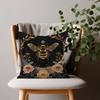Mystical Vintage Bee Pattern Cushion Cover Pillowcase Upholstery Pillows for Sofa Throw Pillow Home Decor Pillowcas