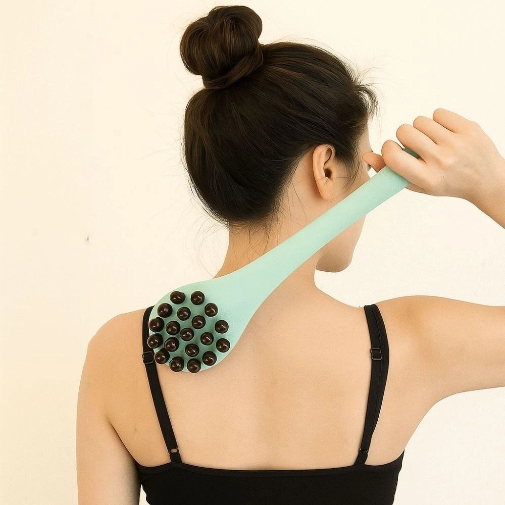 Portable Design Meridian Massage Stick Multifunctional Back Tapping Tool  Self Massage