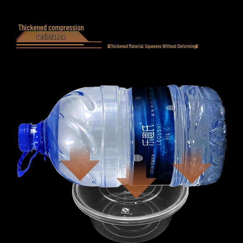 Jiwanggu 1750ml Round Disposable Meal Boxes