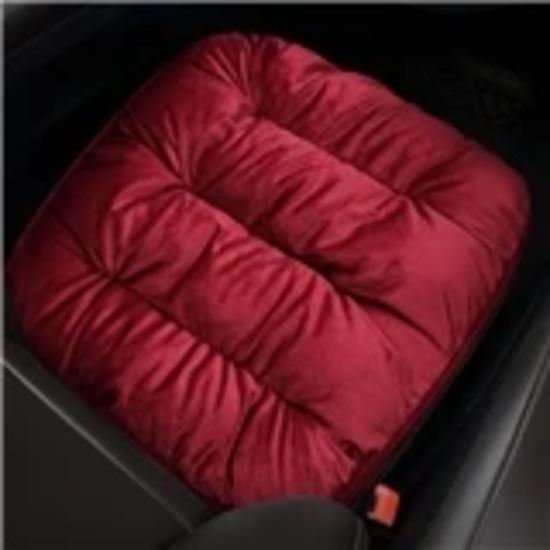 New Car Seat Cushion Single Piece Backless, Autumn and Winter Universal Plush Anti Slip Cushion, Warm Pad Three Piece Set