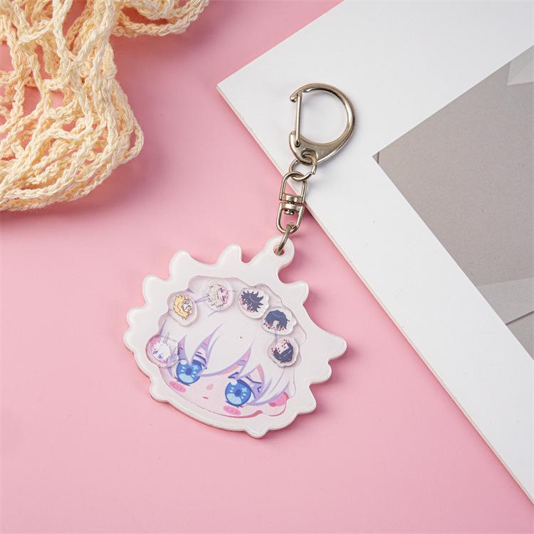 Jujutsu Kaisen Anime Acrylic Keychain & Backpack Charm.