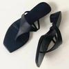 Simple Style Women High Heels Sandals Summer New Gladiator Clip Toe Slippers 2025 Trend Comfy Women Flip Flops Shoes