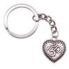 Metal Fittings Yoga Keychain Sport Theme Key Ring Souvenir 28mm