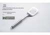 Stainless Steel Kitchen Set: Includes Heat-Resistant Spatula, Slotted Spoon, Soup Ladle for Home and Outdoor Use