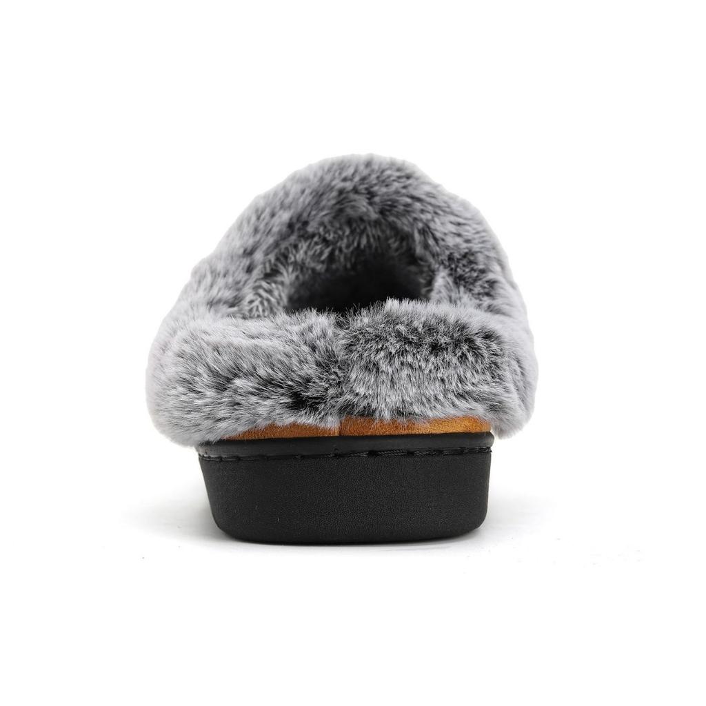New men's faded wool mark shoes to keep warm at home and wear piled non-slip thickened cotton slippers