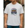 European Size Music Healing Soul Headphones, Printed Vitality Style, Fashionable and Trendy T-shirt, Men's Casual Short-sleeved Round-nec T-shirt