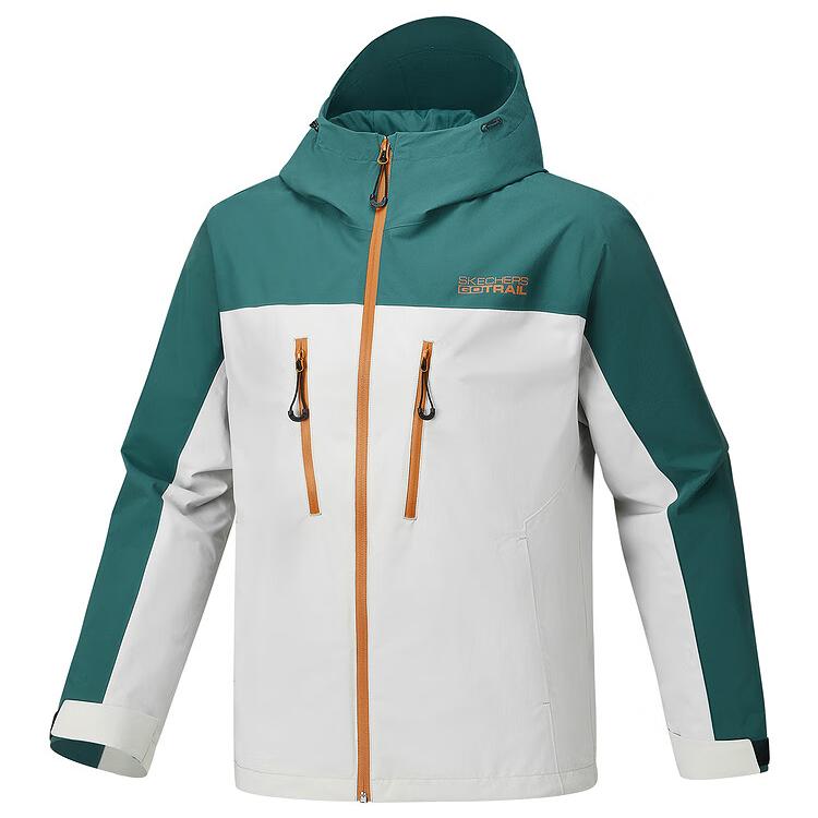 Skechers Skin-Friendly Casual Hooded Zipper Breathable Jacket Men Jackets P226M049-051G S