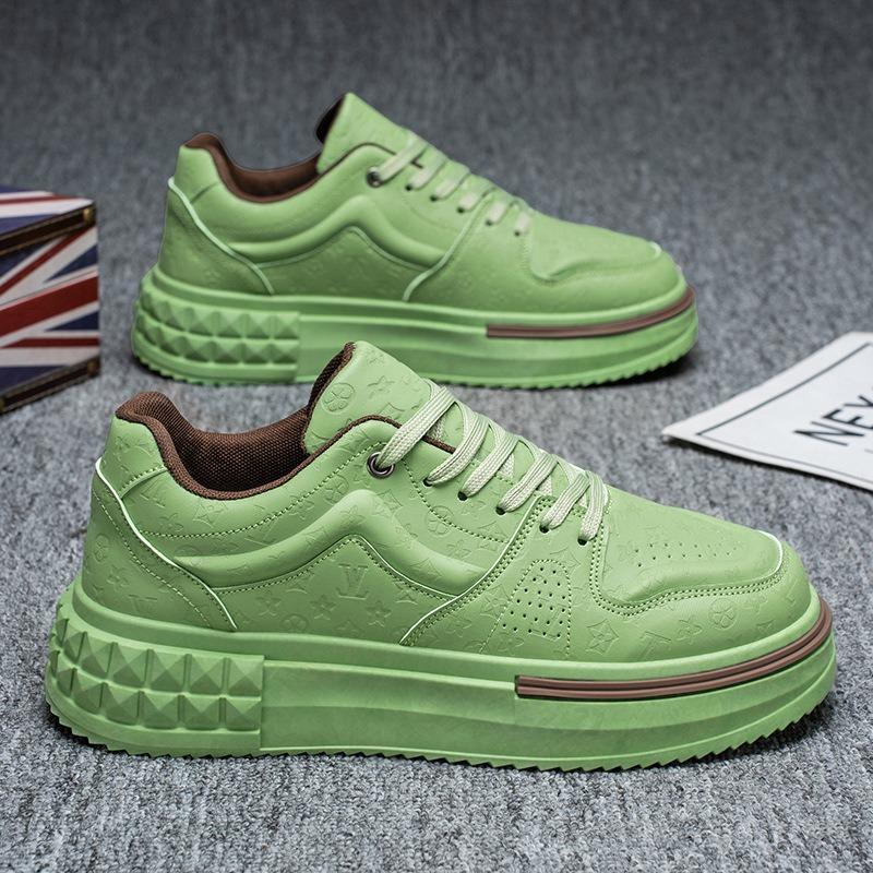 Summer men's shoes new breathable little white shoes men's trend versatile platform sports shoes casual board shoes