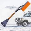 Multifunctional Portable Plastic Ice Scraper & Snow Brush for Cars, Vehicle-Mounted Tool for Windshield Snow & Ice Removal