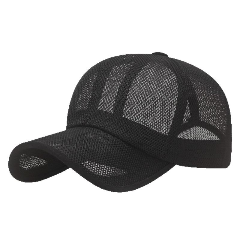 Summer Hollow Breathable Mesh Hat Sun Hat Men's and Women's Outdoor Travel Sunshade Sunscreen Cap