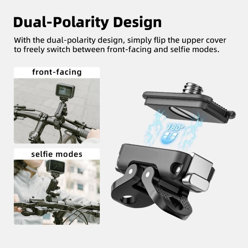 Quick Release Camera Mounting System Locking Mechanism Accessory Mount Lightweight Aluminum Construction for DSLR Camera