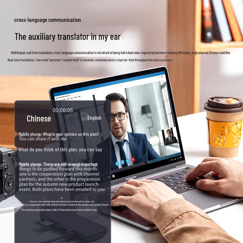 Smart AI Bluetooth Sunglasses with Multifunctional Headphones: Real-Time Translation, Calls, and Music Without Interference